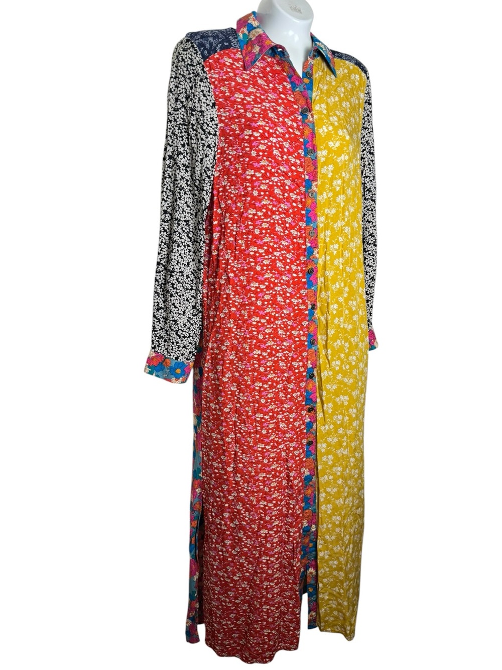 Natural Life Esme Floral Button Down Shirt Dress - Picture 2 of 9